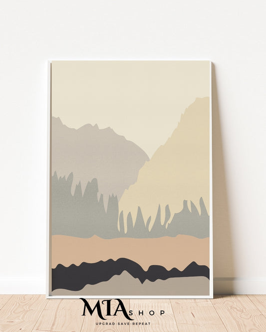 Abstract Wall Art Prints - Earthy Colors Tones - Digital Download |00019 - Mia Shop