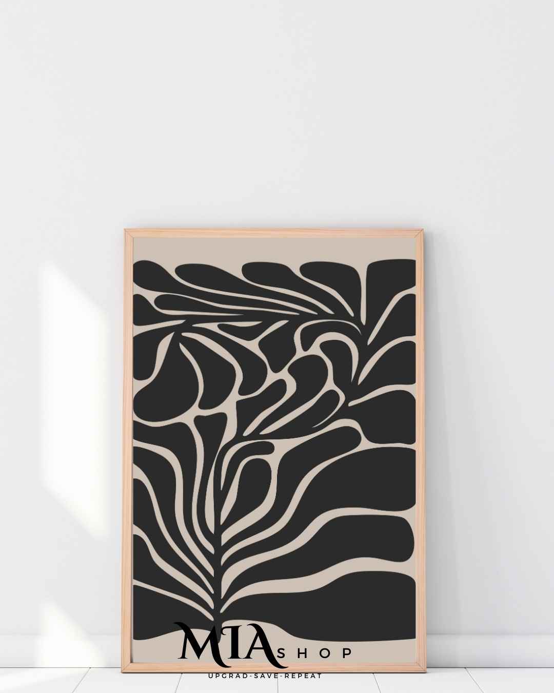 Modern Black and beige Wall Art
