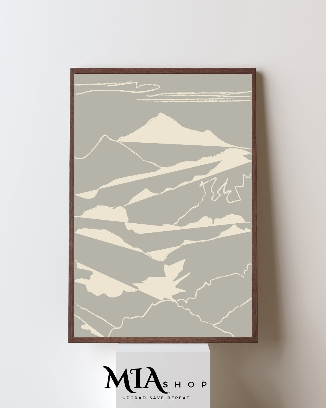 Rustic Gray Fade, Wall Art Prints, Gray and Beige Abstract Art, Instant Digital Download|00030