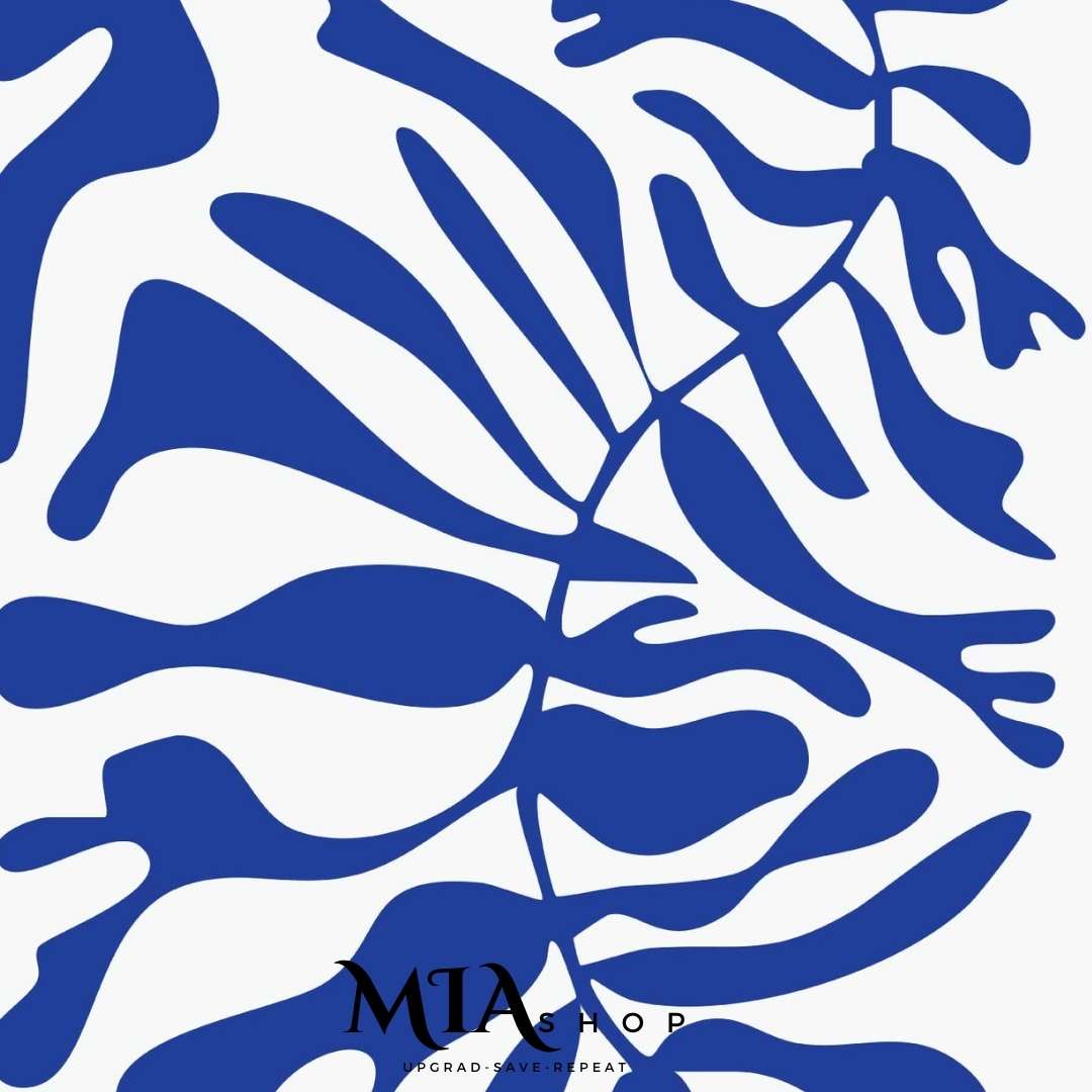 Wall Art,Modern Abstract Wall Art Prints , Yves Klein Blue & off white , wall art for living room | 00011