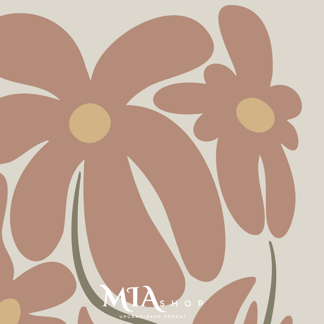 Warm Botanical Abstract Wall Art, Free Download, Earthy Colors, Minimalist Canvas warm colors |00014
