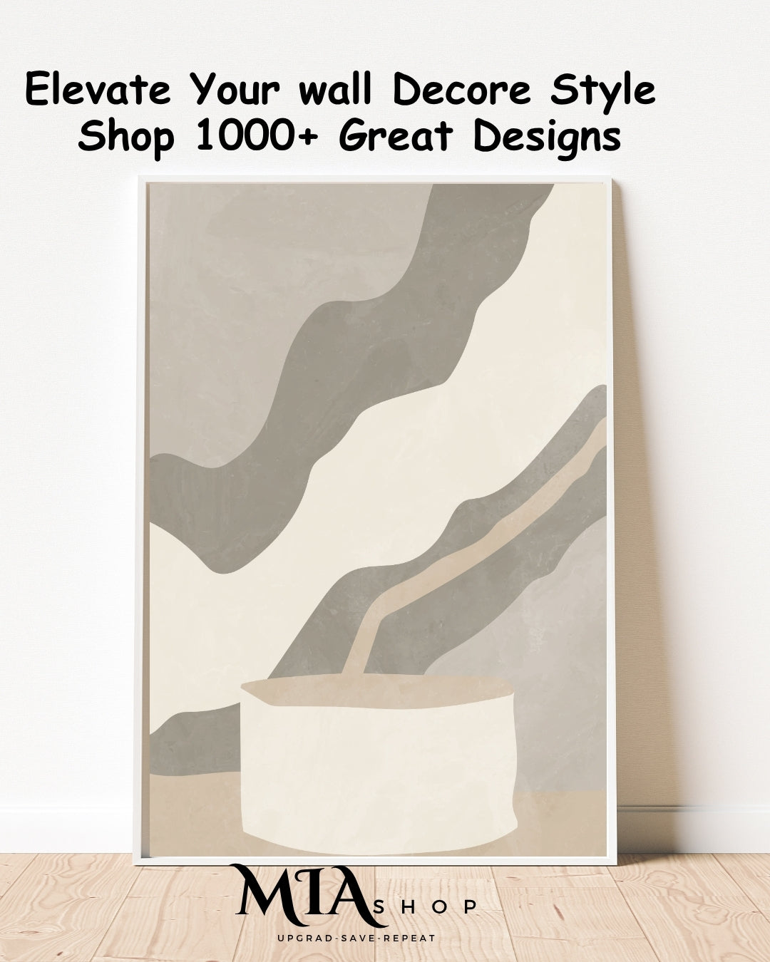 Abstract Wall Art, Modern wall decor, Earthy Colors tones, Instant Digital Download |00021