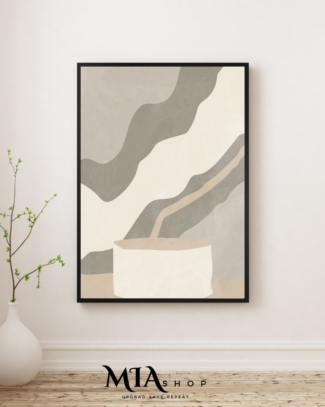 Abstract Wall Art, Modern wall decor, Earthy Colors tones, Instant Digital Download |00021