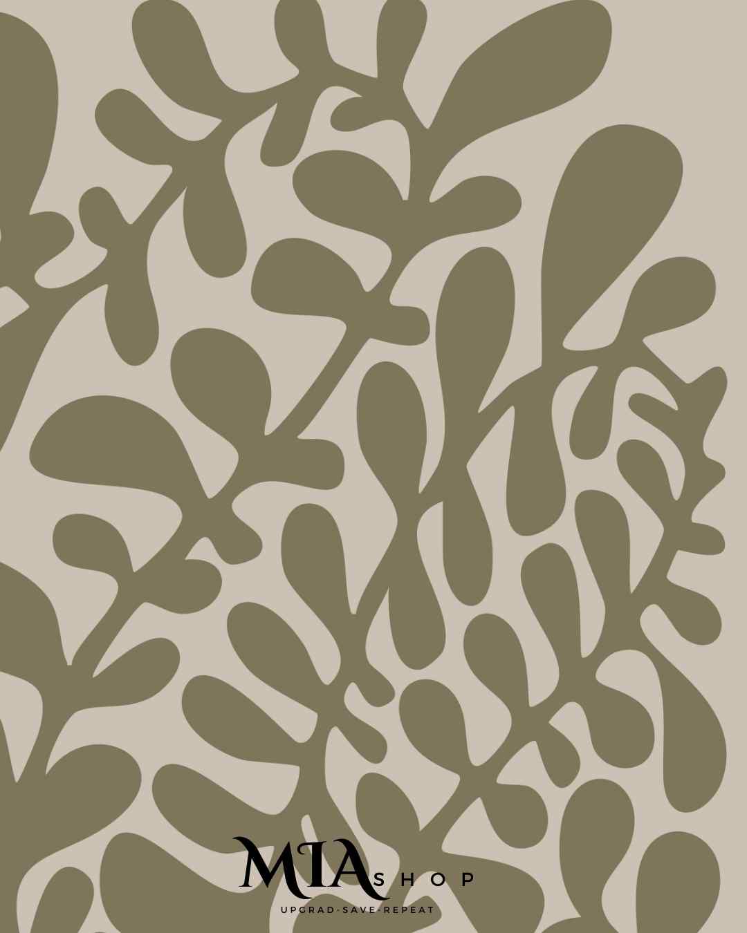 Minimalist wall art, Canvas prints, Botanical wall Decor, Sage Green, wall art for living room  | 00004