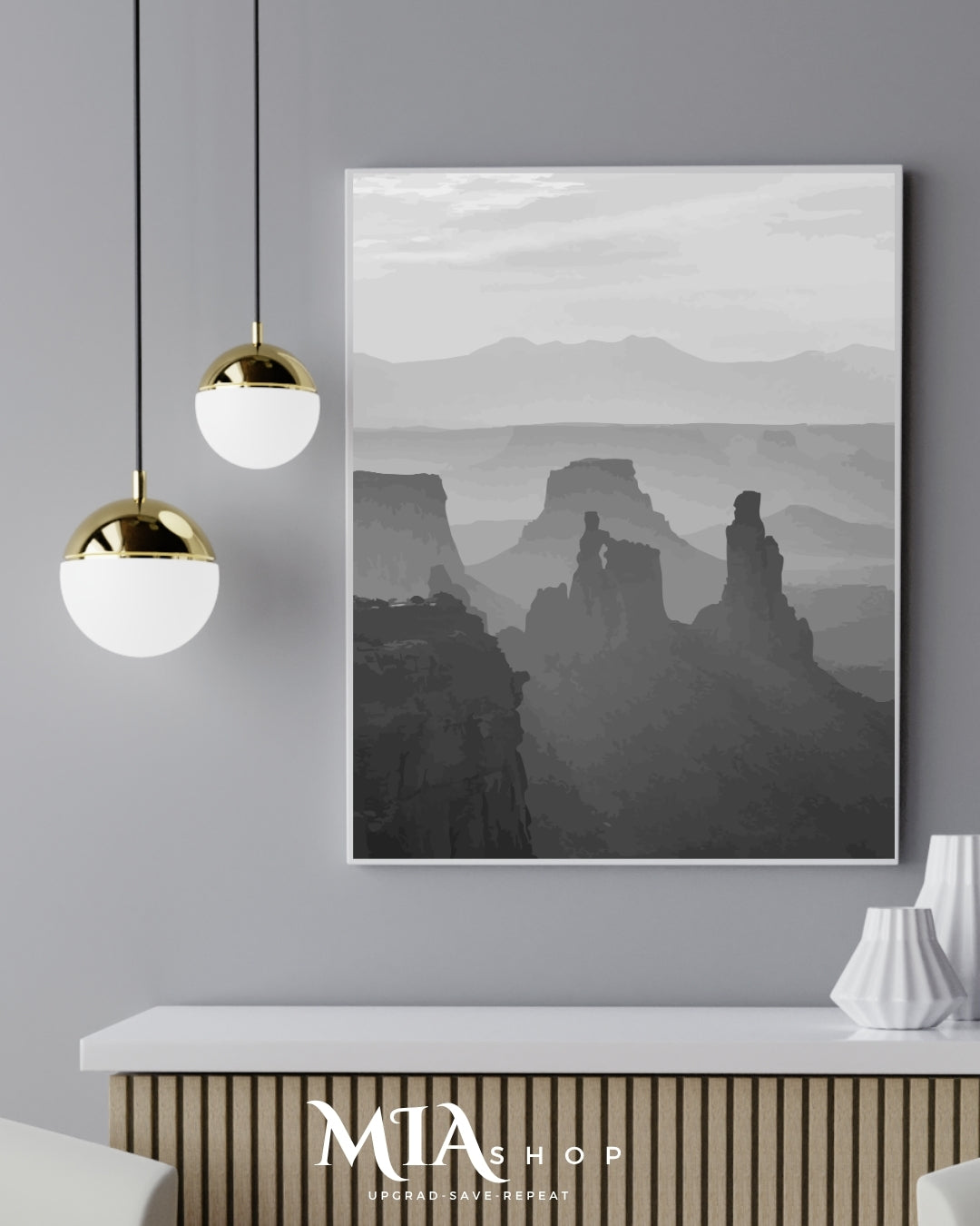 Neutral Logic Gray Wall Art - Abstract Art - Instant Digital Download |00026