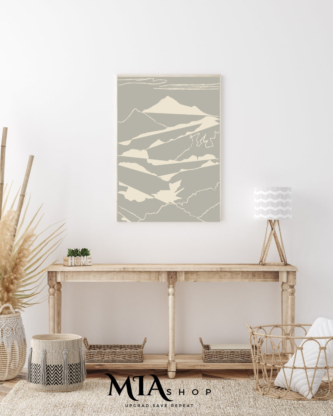 Rustic Gray Fade, Wall Art Prints, Gray and Beige Abstract Art, Instant Digital Download|00030