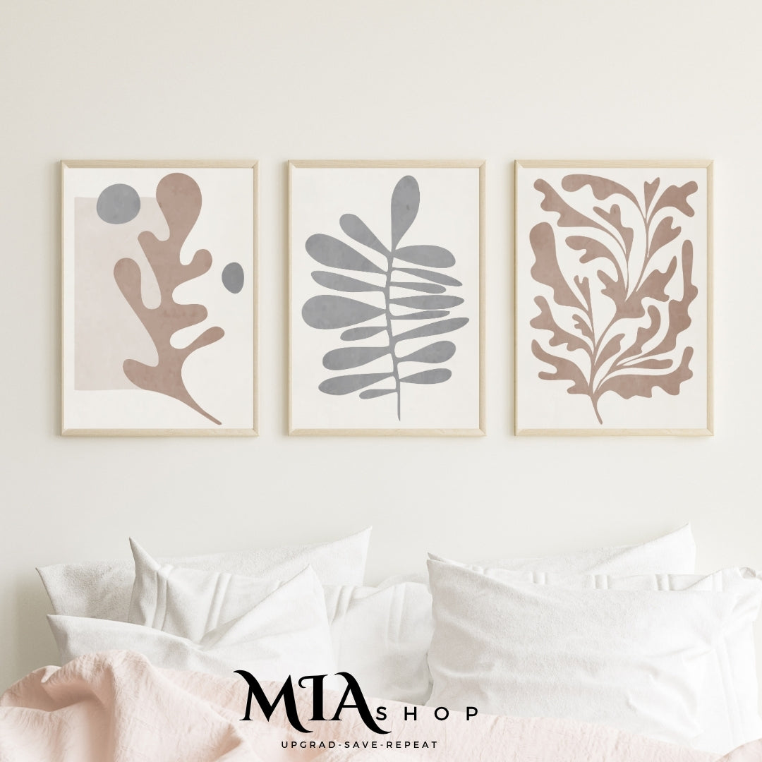 Set of 3 Boho Wall Art Prints – Earthy Colors - Instant Digital Download 00025