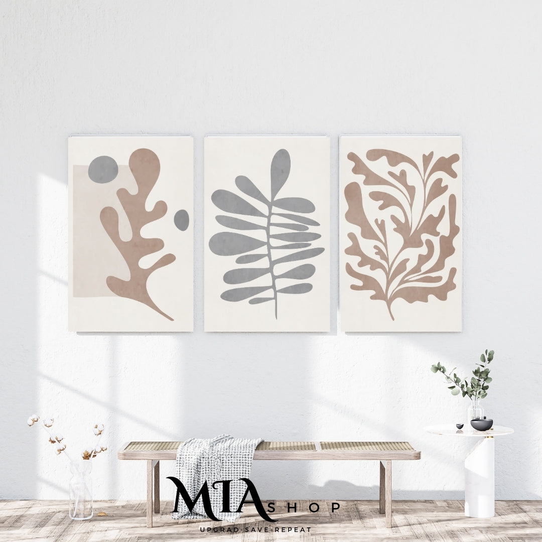 Set of 3 Boho Wall Art Prints – Earthy Colors - Instant Digital Download 00025