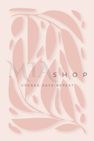 Set of 3 Botanical Boho Wall Art Prints – Blush Pink & Neutral Tones - Digital Download  | 00016