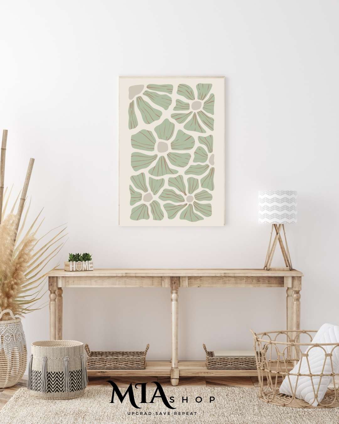 Wall Art,Modern, Abstract, Botanical Wall Art Prints , Earthy Colors | 00015