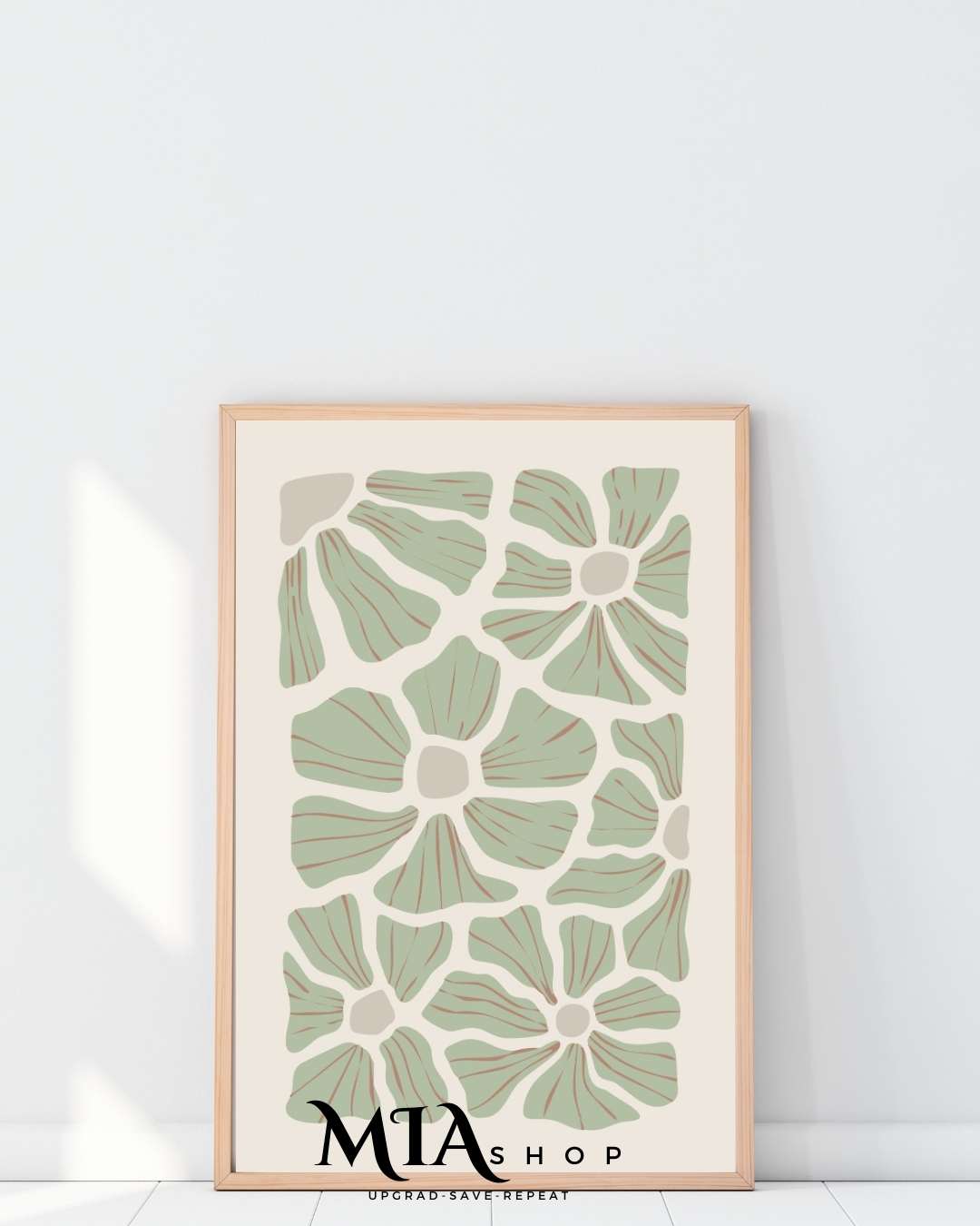 Wall Art,Modern, Abstract, Botanical Wall Art Prints , Earthy Colors | 00015