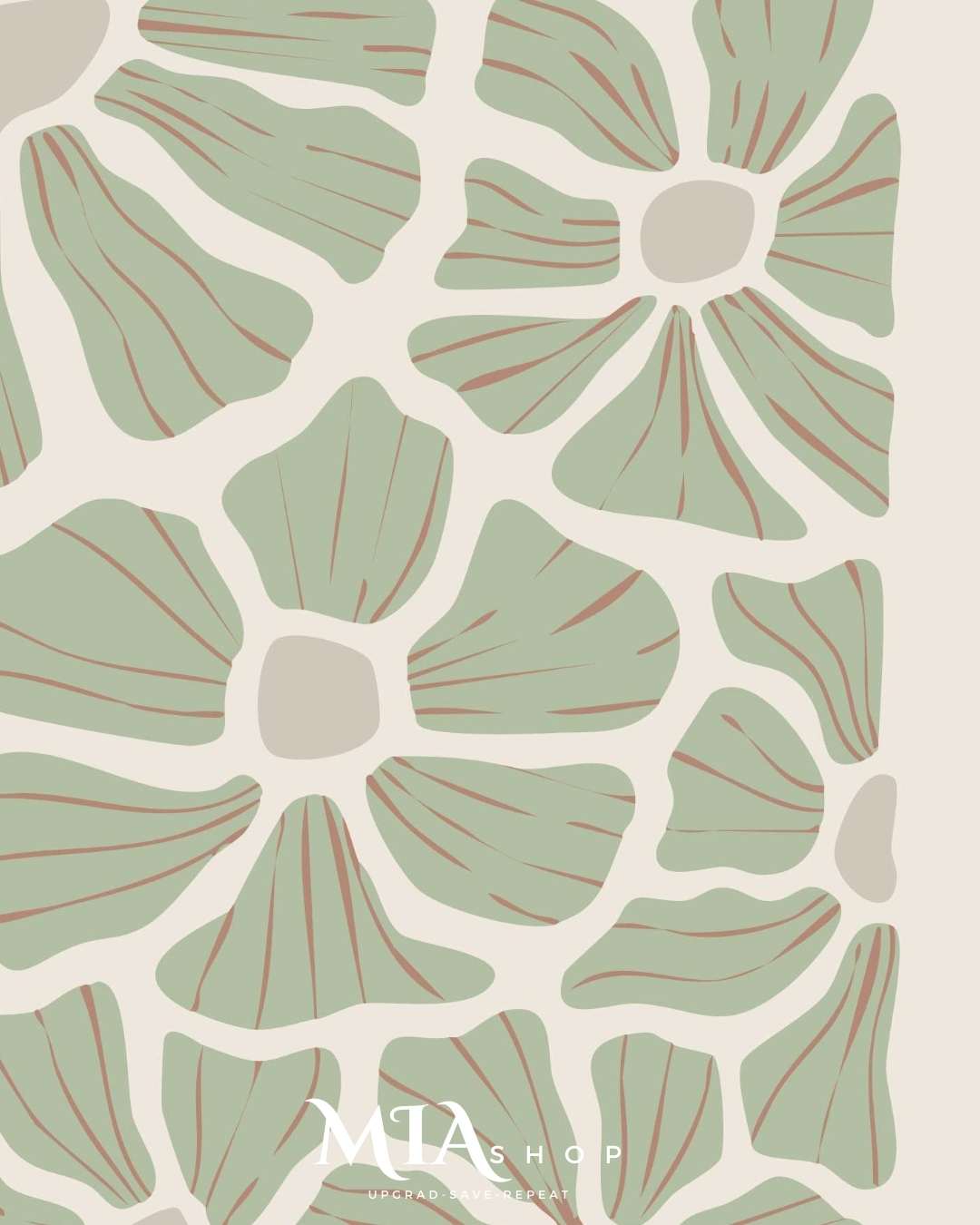 Wall Art,Modern, Abstract, Botanical Wall Art Prints , Earthy Colors | 00015